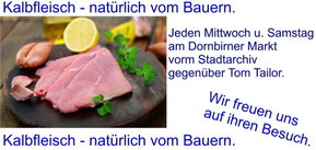 Kalbfleisch - natürlich vom Bauern